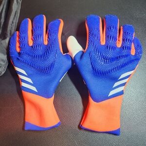 Adidas Soccer Predator Goalie Gloves Sz 7 New Blue/Orange